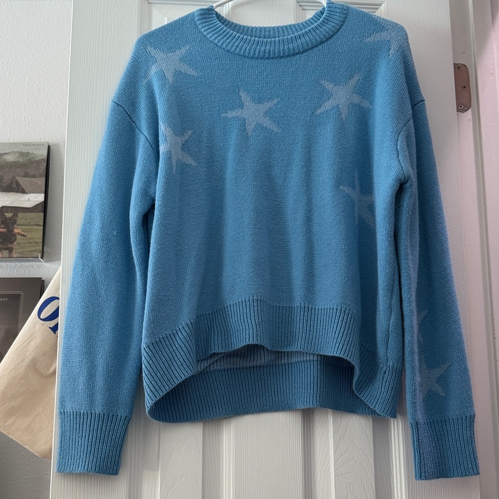 Starry Blue Women's Crew Neck Sweater